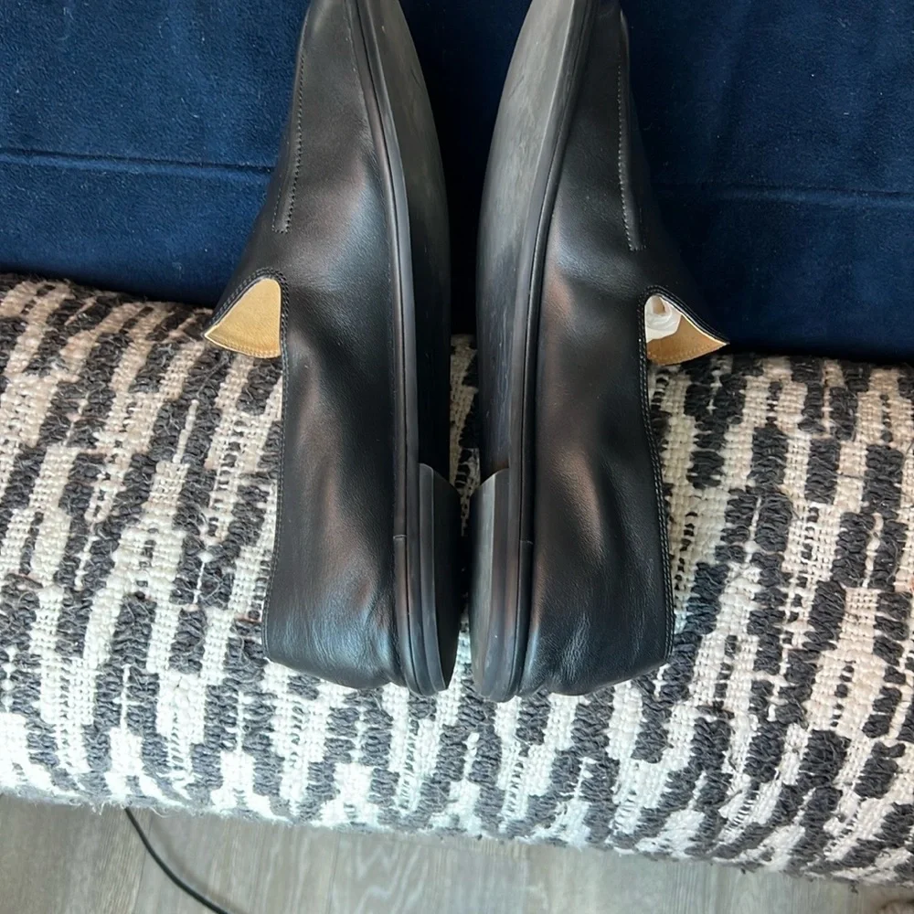 THE ROW Canal Leather Slip-On Loafers - Picture 7 of 10